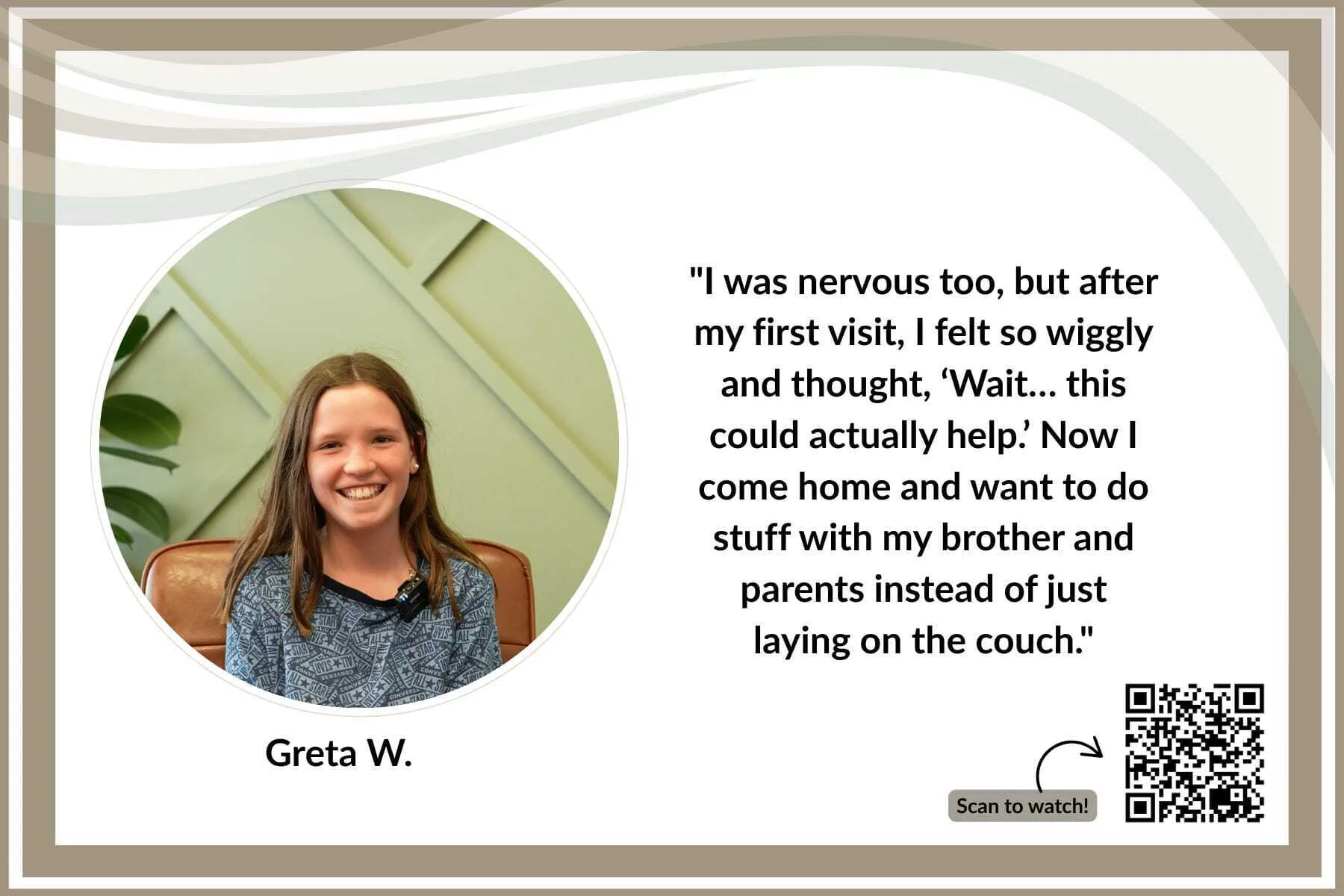 great w knee restoration testimonial